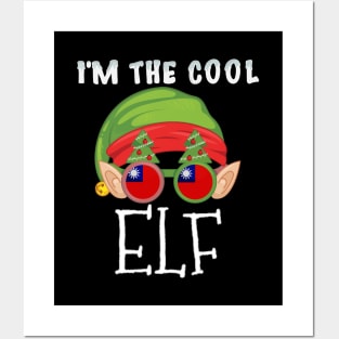 Christmas  I'm The Cool Taiwanese Elf - Gift for Taiwanese From Taiwan Posters and Art